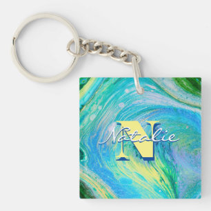 Porte-clefs Porte - clé d'aération bleu acrylique Aqua