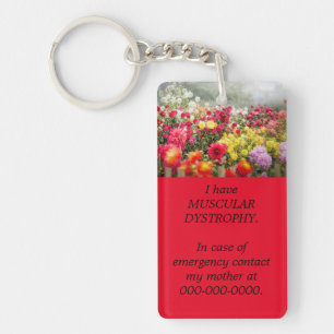 Porte-clefs Porte - clé d'alerte Médicale personnalisé