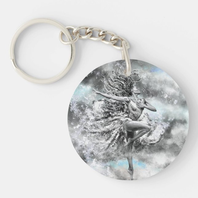 Porte-clefs Porte - clé dansante (Devant)
