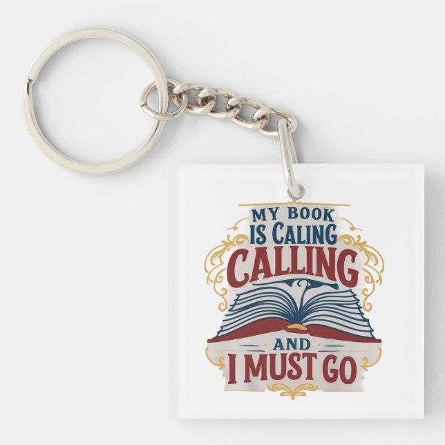Porte-clefs Porte - clé d'appel de livre (Devant)