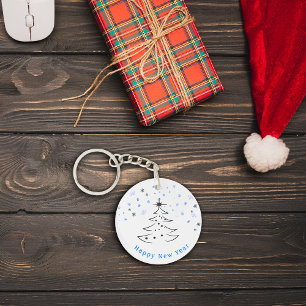 Porte-clefs Porte - clé d'art des arbres de Noël