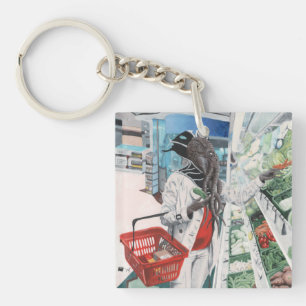 Porte-clefs Porte - clé d'art Imaginaire d'épicerie Mind Flaye