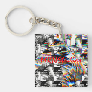 Porte-clefs Porte - clé d'attaque arc-en-ciel