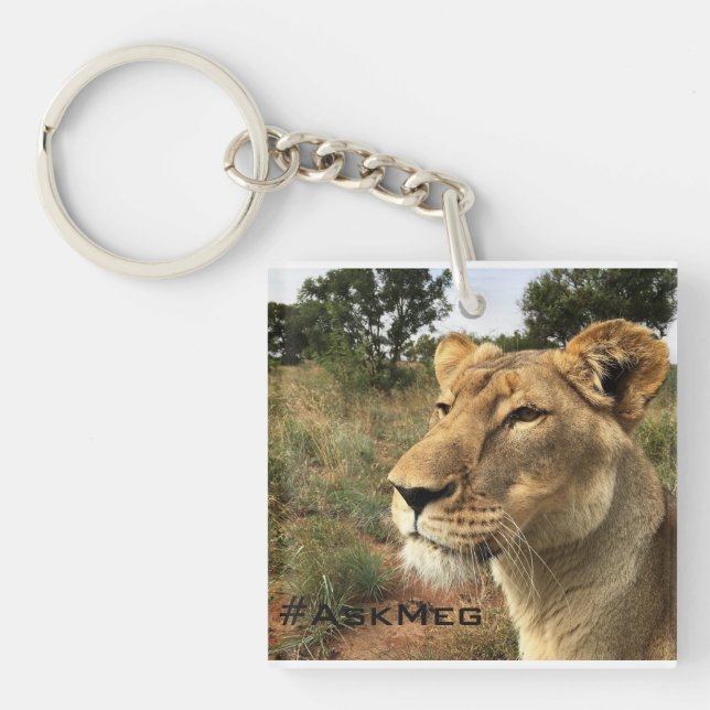 Porte-clefs Porte - clé de #AskMeg (Devant)