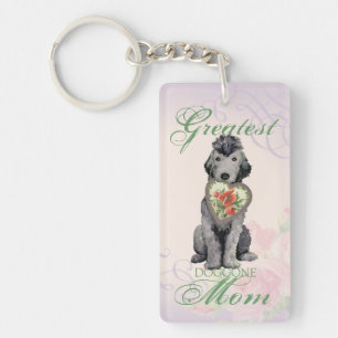 Porte-clefs Porte - clé de Bedlington Terrier Heart