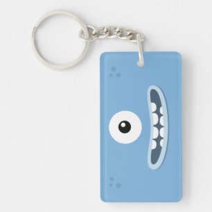 Porte-clefs Porte - clé de bleu de Dah de pièce en t de La d