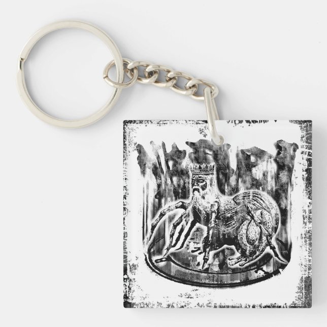 Porte-clefs Porte - clé de Carré Bael (double face) (Devant)