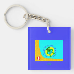 Porte-clefs Porte - clé de carré d'été de FrankenCheese