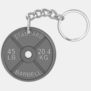 Porte-clefs Porte - clé de cercle avec le plat 45#