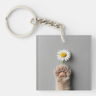 Porte-clefs porte - clé de chat de la main mignonne