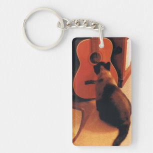 Porte-clefs Porte - clé de chats siamois