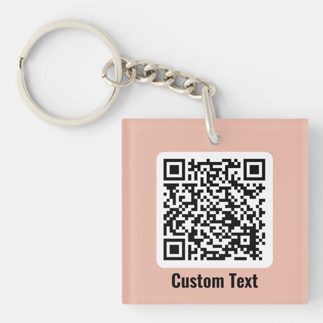 Porte-clefs Porte - clé de code QR (Devant)