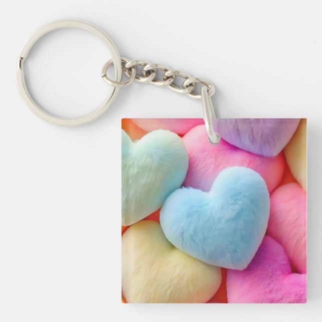 Porte-clefs Porte - clé de coeur (Devant)
