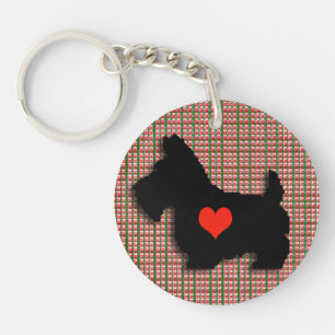 Porte-clefs Porte - clé de coeur d'amour de Scottie