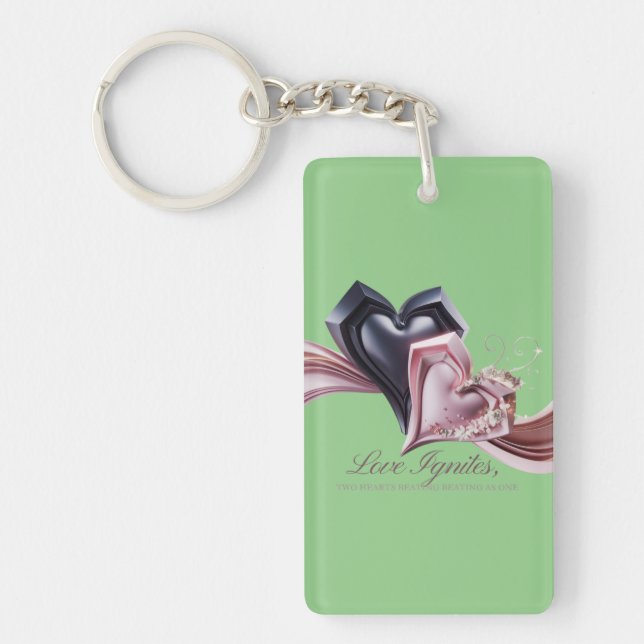 Porte-clefs Porte - clé de connexion d'amour (Devant)