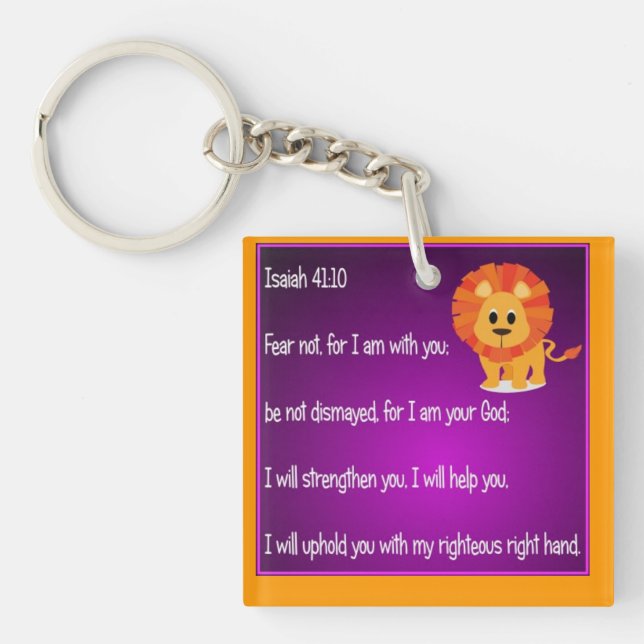 Porte-clefs Porte - clé de crainte pas (Devant)