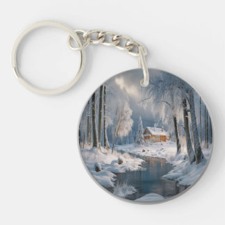 Porte-clefs Porte - clé de design d'hiver