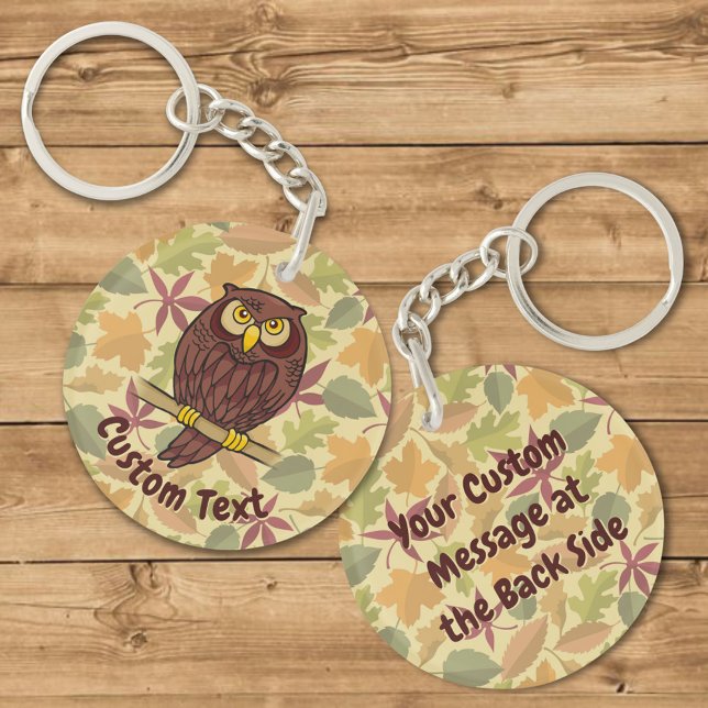Porte-clefs Porte - clé de dessin de Owl (Créateur téléchargé)