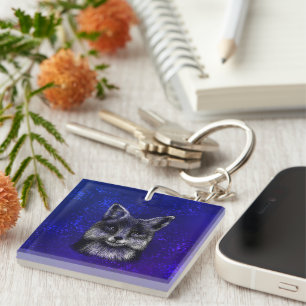 Porte-clefs Porte - clé de dessin Fox