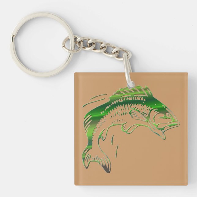 Porte-clefs Porte - clé de Fish_Green (Devant)