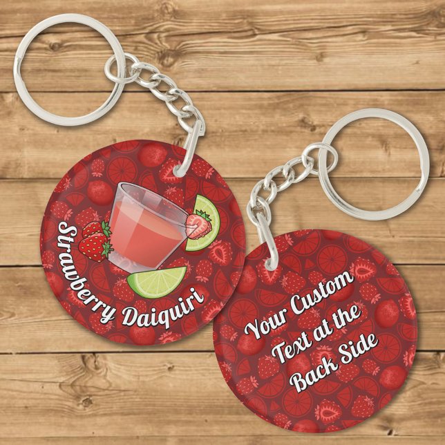 Porte-clefs Porte - clé de fraise Daiquiri (Créateur téléchargé)