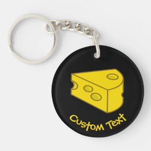 Porte-clefs Porte - clé de fromage jaune