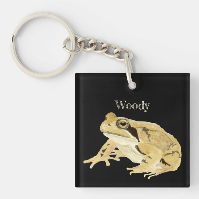Porte-clefs Porte - clé de grenouille à bois (Devant)