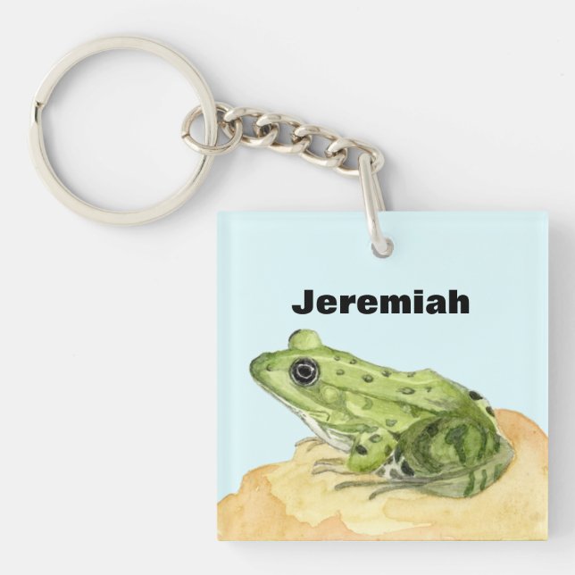 Porte-clefs Porte - clé de grenouille verte (Devant)