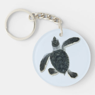 Porte-clefs Porte - clé de Hatchling de tortue verte