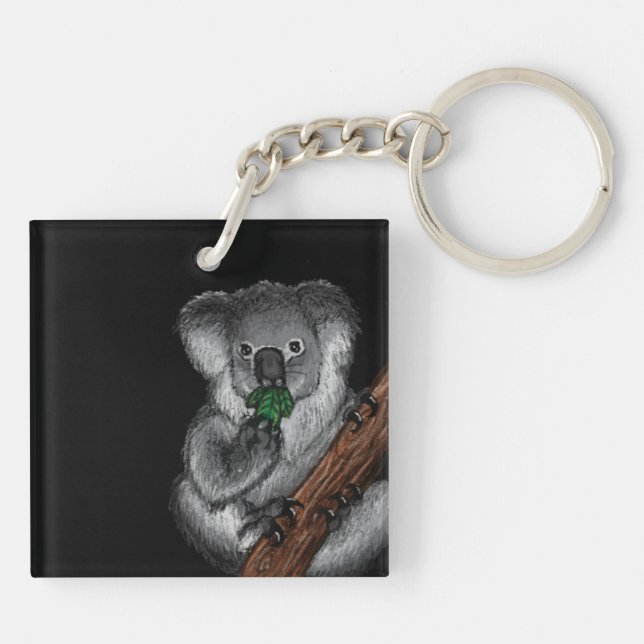 Porte-clefs Porte - clé de koala (Dos)