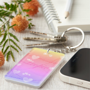 Porte-clefs Porte - clé de la chaîne cardiaque tropique