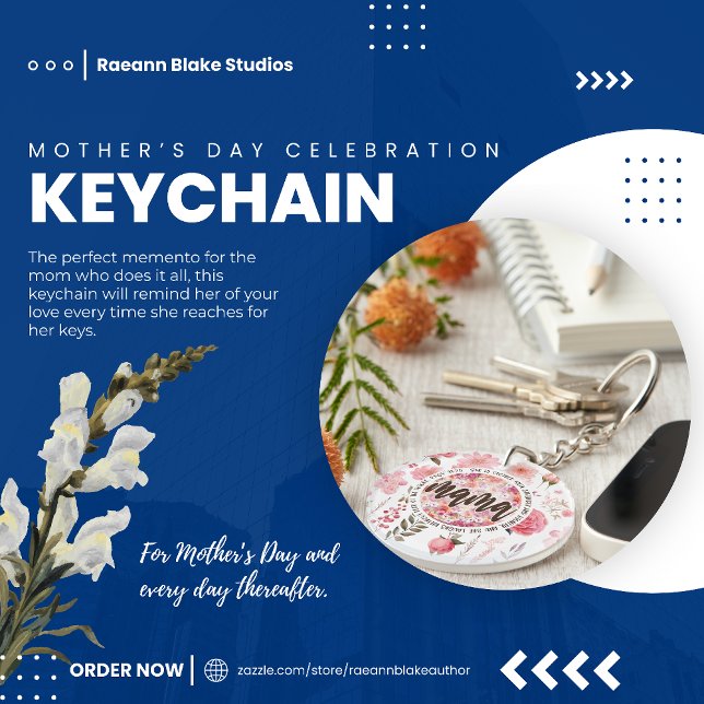 Porte-clefs Porte - clé de la fête des mères (Créateur téléchargé)