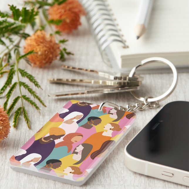 Porte-clefs Porte - clé de la fête des mères (Devant droit)