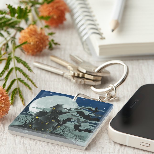 Porte-clefs Porte - clé de la Pleine lune de la maison hanté (Créateur téléchargé)