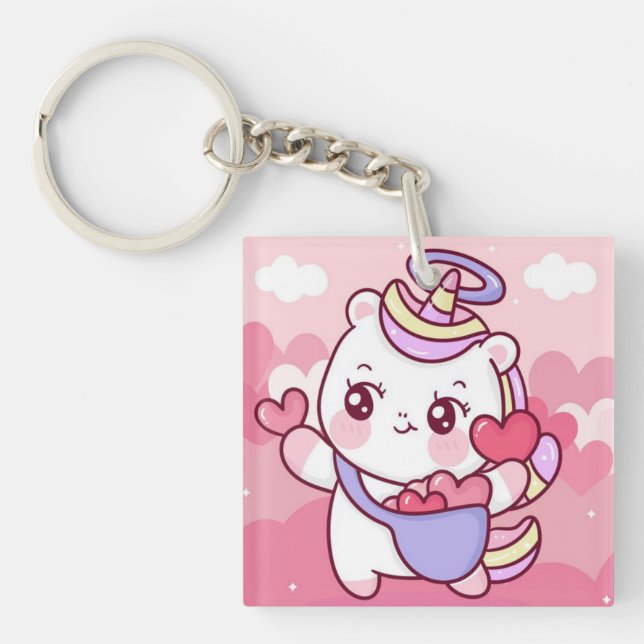 Porte-clefs Porte - clé de la Saint Valentin (Devant)
