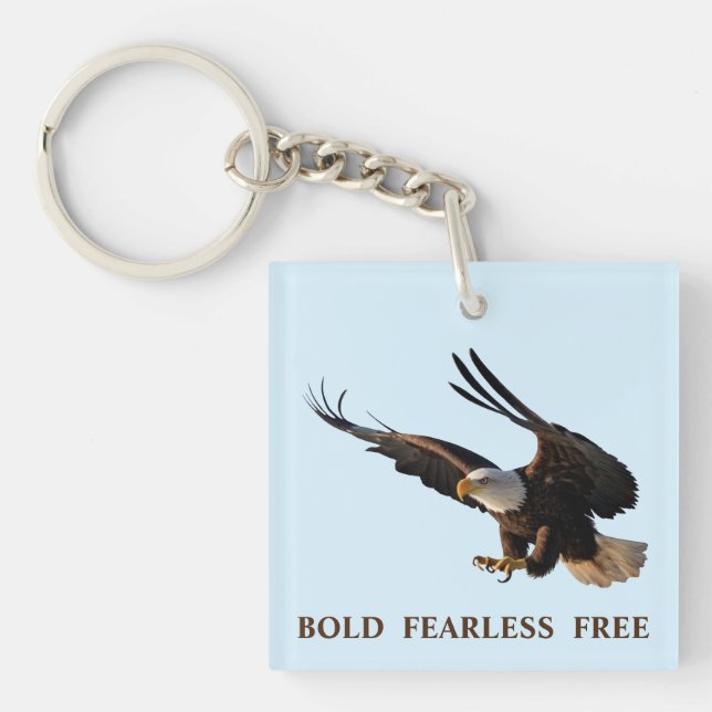 Porte-clefs Porte - clé de l'aigle en marche vers le bas (Devant)