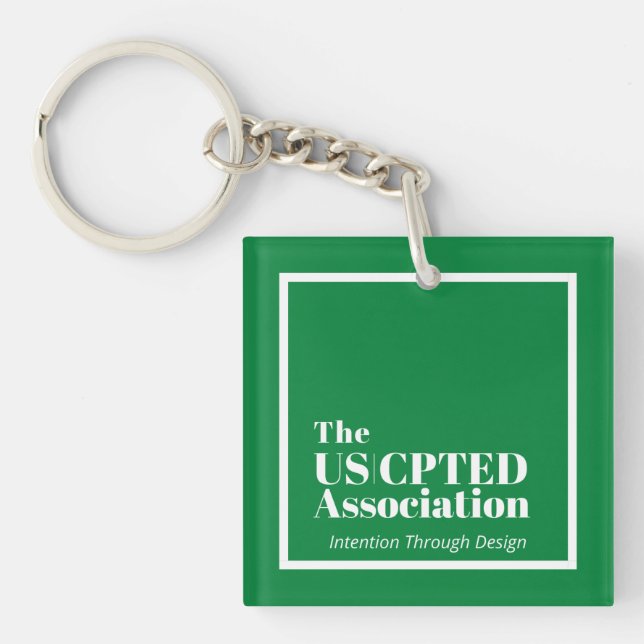 Porte-clefs PORTE - CLÉ de l'association US CPTED (Devant)