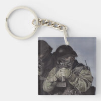 Porte - clé de l'équipe SWAT de police personnalis