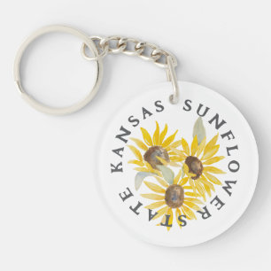 Porte-clefs Porte - clé DE L'ÉTAT DU KANSAS SUNFLOWER