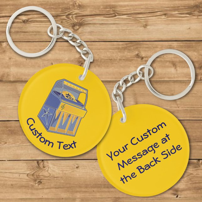 Porte-clefs Porte - clé de librairie rétro (Créateur téléchargé)