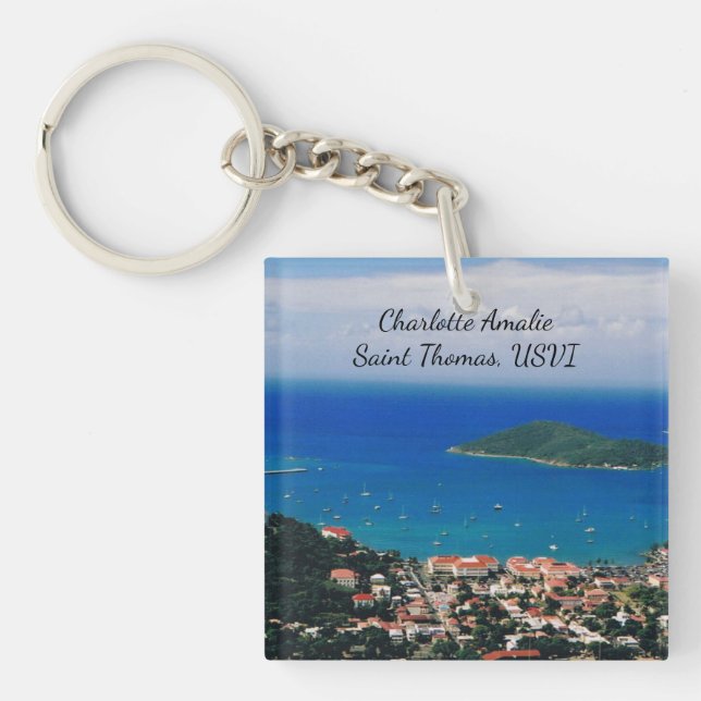 Porte-clefs Porte - clé de l'île Saint Thomas (Devant)