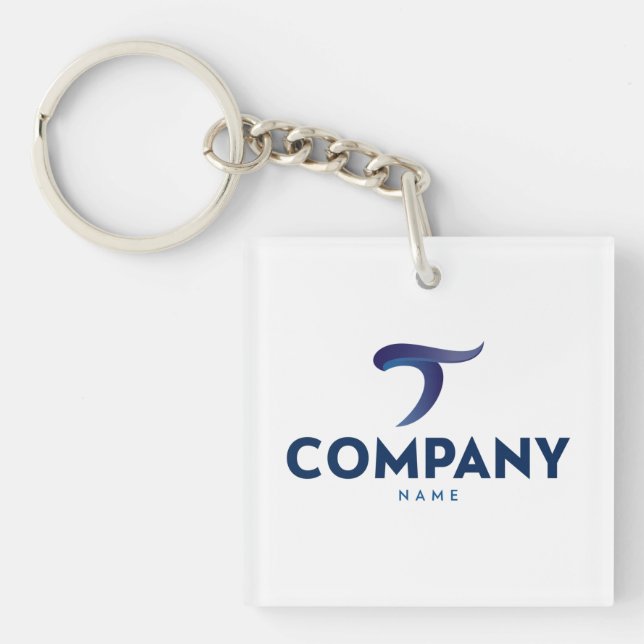 Porte-clefs Porte - clé de logo personnalisé - Offre de marque (Devant)