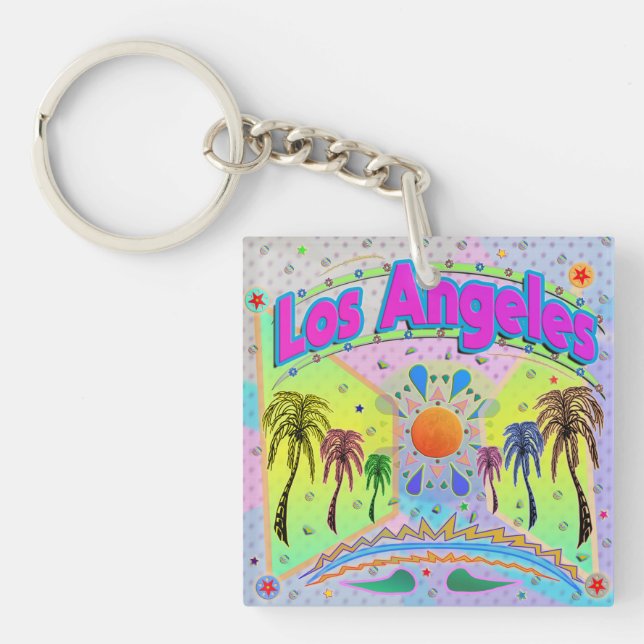 Porte-clefs Porte - clé de Los Angeles Calm Desire (Devant)