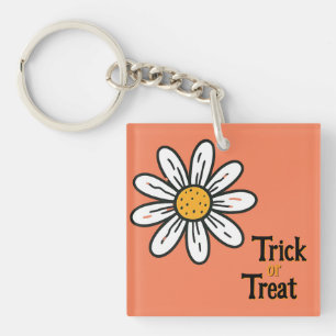 Porte-clefs Porte - clé de marguerite minimal - Charme floral