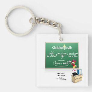 Porte-clefs Porte - clé de maths de bible