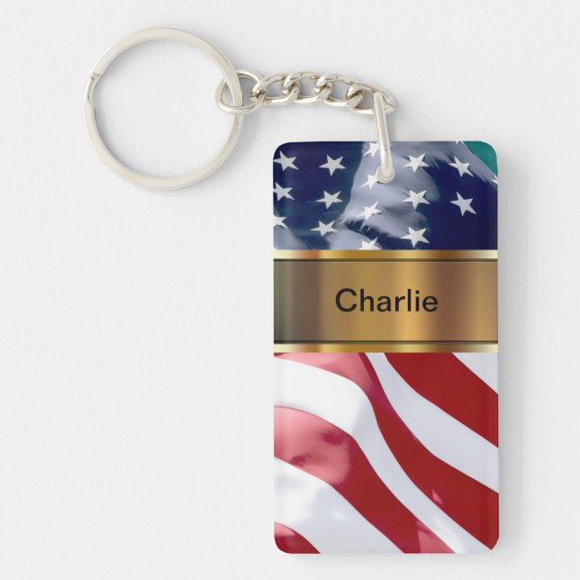 Porte-clefs Porte - clé de monogramme bilatéral (Devant)