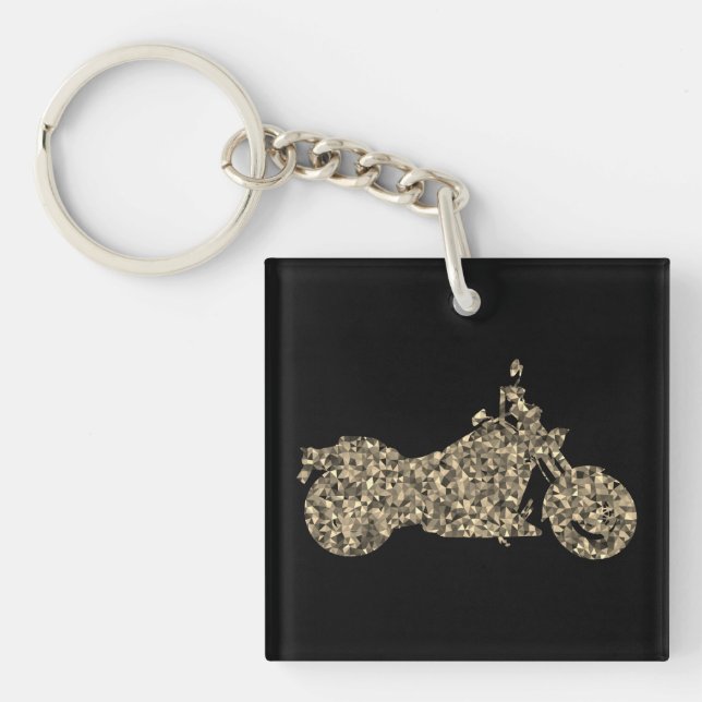 Porte-clefs Porte - clé de moto personnalisé (Devant)