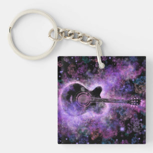 Porte-clefs Porte - clé de musique guitare