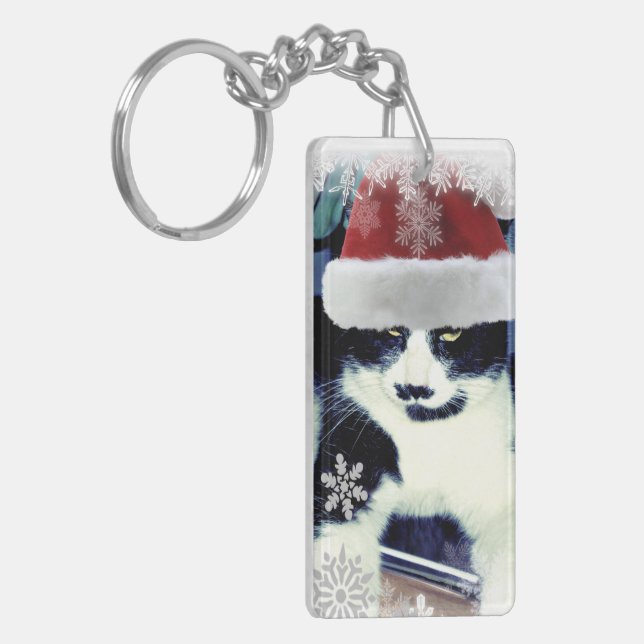 Porte-clefs Porte - clé de Noël Tuxedo Père Noël (Devant gauche)