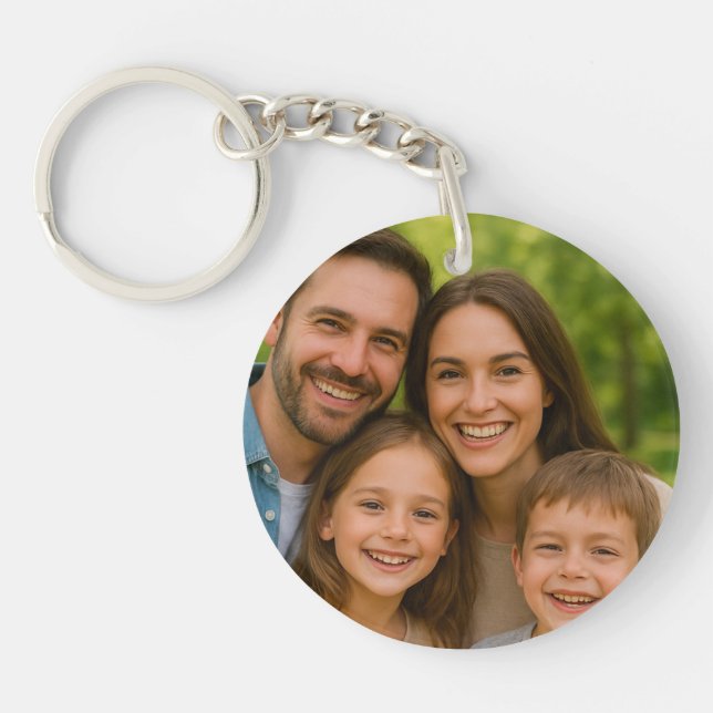 Porte-clefs Porte - clé de nom de famille personnalisé (Devant)